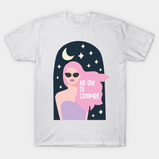 no one to compare beauty girl T-Shirt